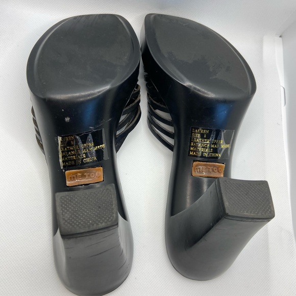 Y2K square heel sandals - Picture 3 of 3